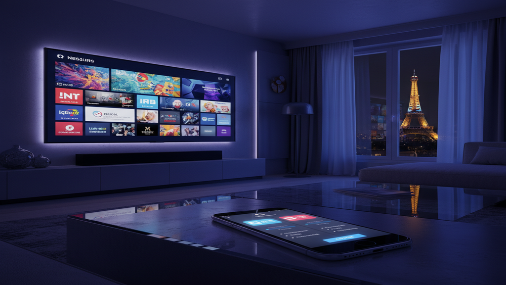 Un guide visuel pour savoir comment comparer les services IPTV disponibles pour un abonnement en France.