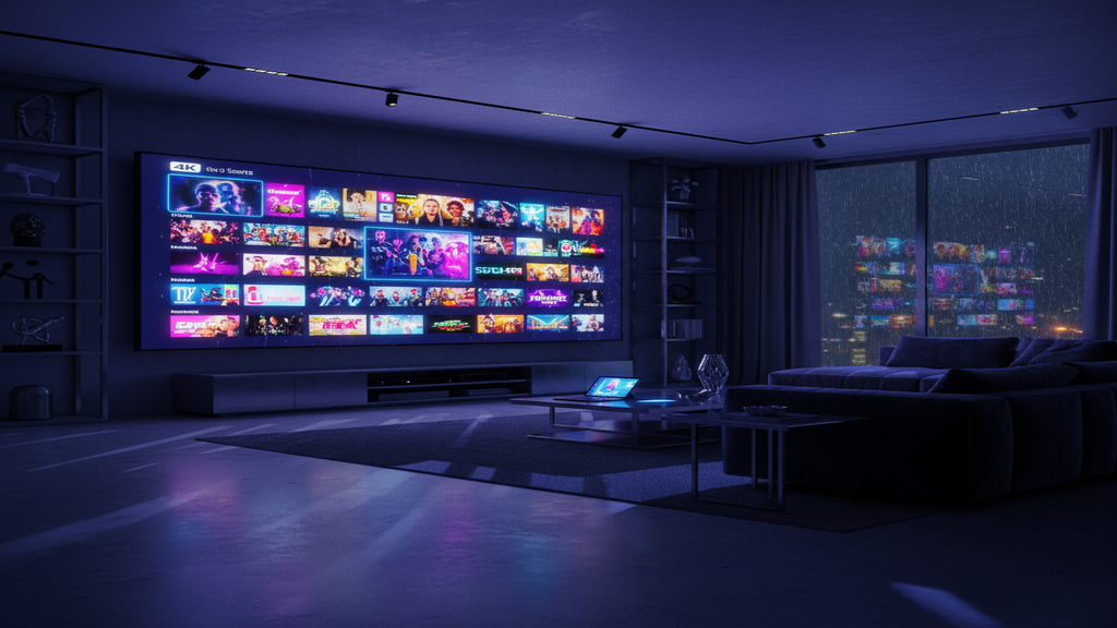 Analyse du top IPTV illégal et des alternatives fiables sur un écran de télévision